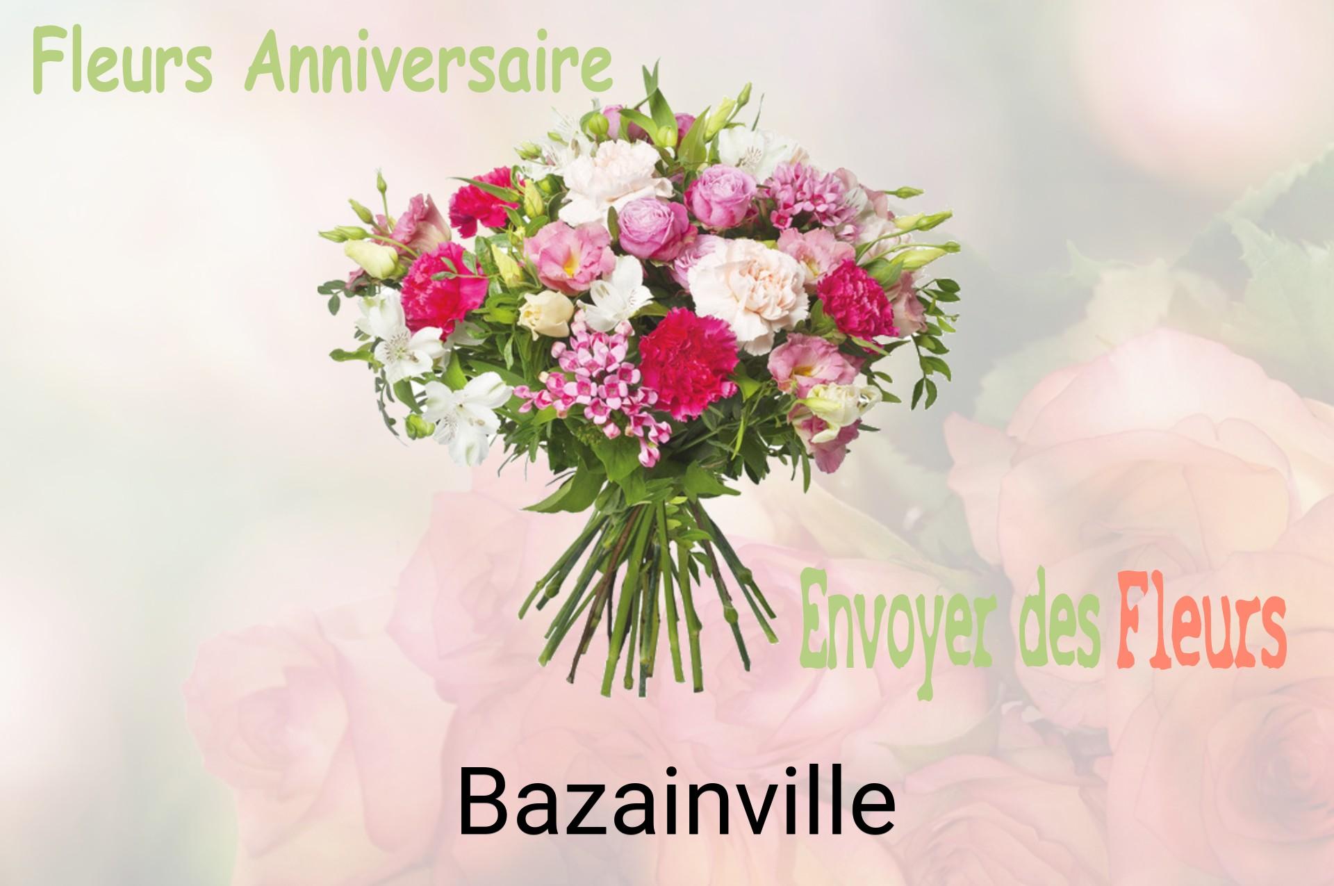 Bouquet de fleurs d’anniversaire livré à Bazainville