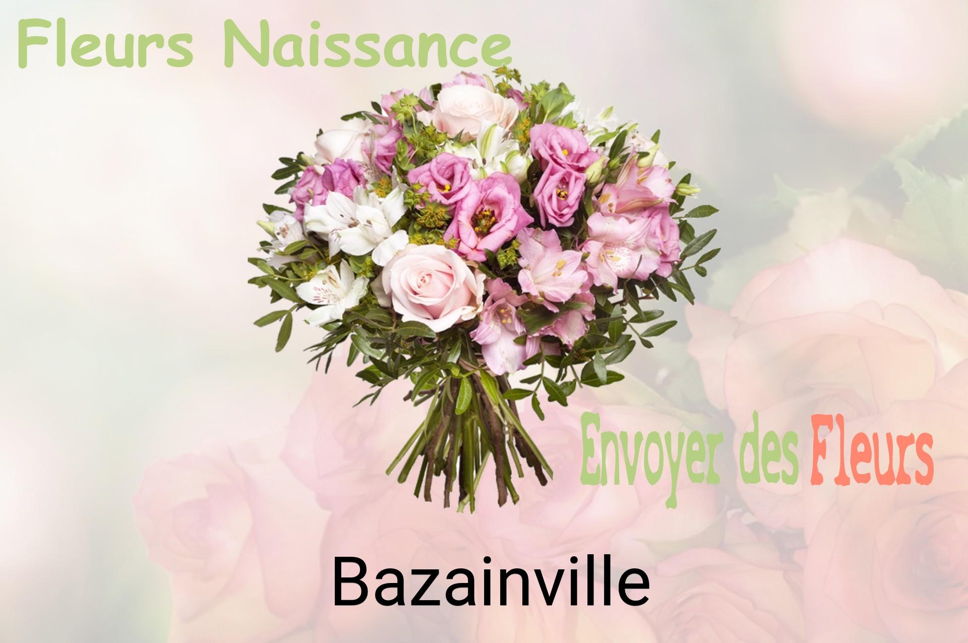 Bouquet de fleurs de naissance livré à Bazainville